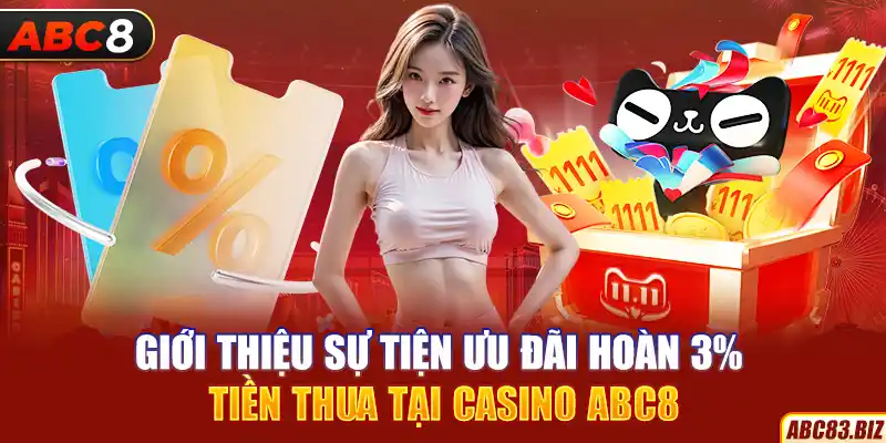 Khám phá khuyến mãi ABC8 hoàn trả không giới hạn đến 3%