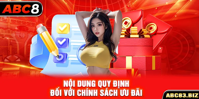 Nội dung quy định đối với chính sách ưu đãi